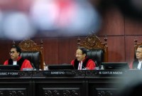 Majelis hakim Mahkamah Konstitusi (MK). [detikcom/Andhika P]