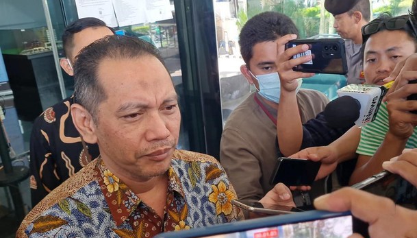 Wakil Ketua KPK Nurul Ghufron sengaja tidak menghadiri sidang pemeriksaan kode etik dan pedoman perilaku yang digelar Dewas KPK, Kamis (2/5/2024). [CNNIndonesia/Ryan Hadi S]