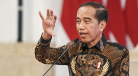 
Presiden Joko Widodo (Jokowi) sudah memanggil Kapolri Jenderal Listyo Sigit Prabowo karena isu penguntitan Jampidsus Febrie Adriansyah. [ANTARA FOTO/Hafidz MA]