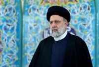 Helikopter yang mengangkut Presiden Ebrahim Raisi dan delapan orang lain termasuk Menlu Iran jatuh dan ditemukan hancur terbakar di Provinsi Azerbaijan Timur. [REUTERS/WANA NEWS AGENCY]
