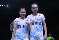 Rinov/Pitha berhasil melangkah ke babak semifinal Malaysia Masters 2024. [Arsip PBSI]