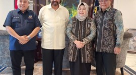 Dewan Pimpinan Pusat (DPP) Partai Nasdem, resmi memberikan rekomendasi pencalonan Gubernur dan Wakil Gubernur Kalsel, kepada Hj. Raudatul Jannah atau Acil Odah dan HA. Rozanie Himawan (SuarIndonesia/Ist)