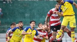 Barito Putra pada saat laga,, dan kini intensifkan latihan hadapi kompetisi musim baru (SuarIndonesia/Antara)