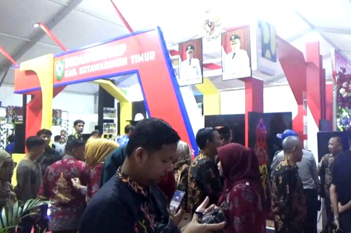 Suasana Sampit Expo 2024 yang berlangsung 8-15 Juni di Sampit Kabupaten Kotawaringin Timur. [ANTARA/Dokumentasi Pribadi]