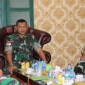 Komandan Korem 121/Abw Brigjen TNI Luqman Arief saat memberikan arahan kepada seluruh satgas pamtas di wilayah Kalimantan Barat, , Selasa (11/6/2024). [ANTARA/HO-Penrem 121/Abw]