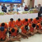 49 tersangka dalam kasus narkoba. [detikSumbagsel/Tommy Saputra]