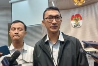 Anggota Tim Juru Bicara KPK, Budi Prasetyo menyatakan penyitaan handphone (Hp) dan berkas milik Sekretaris Jenderal (Sekjen) PDI-P Hasto Kristiyanto sudah sesuai prosedur, Senin (10/6/2024).[KOMPAS.com/Syakirun N]
