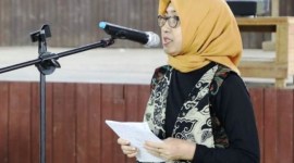 Kabid Pemberdayaan Kelembagaan dan Sosial Budaya DPMPD Kaltim Roslindawaty. [ANTARA/HO-DPMD Kaltim]