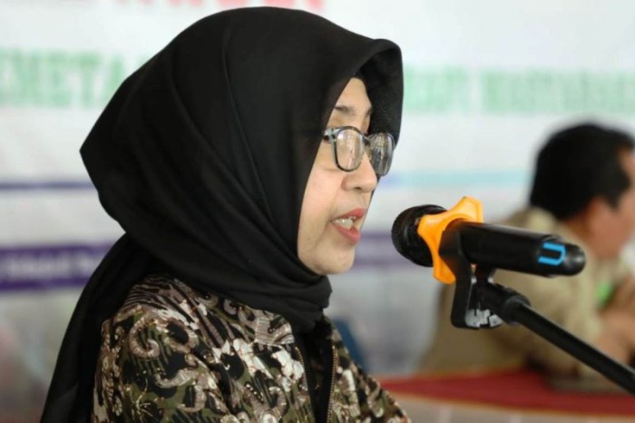 Kabid Pemberdayaan Kelembagaan dan Sosial Budaya Masyarakat DPMPD Kaltim Roslindawaty. [Antara/HO-DPMPD Kaltim]