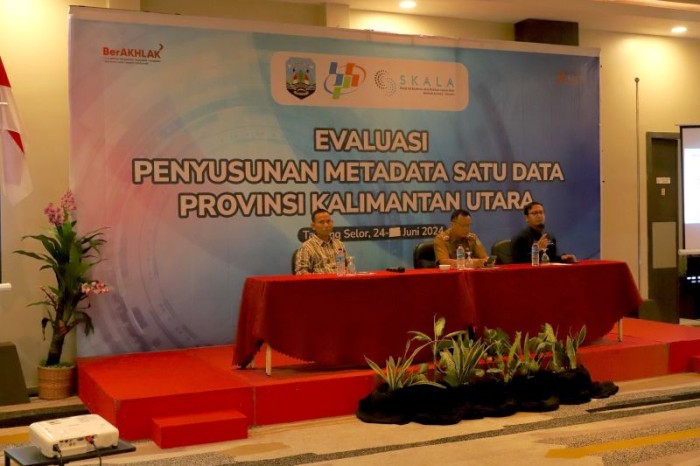 DKISP Kaltara menggelar evaluasi penyusunan metadata statistik sektoral yang diikuti oleh perangkat daerah. [ANTARA/HO-DKISP Kaltara]