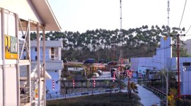 Kompleks hunian para pekerja konstruksi di IKN. [ANTARA/HO-IKN_id]