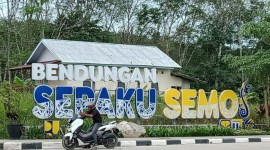 Bendungan Sepaku-Semoi yang dibangun di Kecamatan Sepaku, Kabupaten Penajam Paser Utara, Provinsi Kalimantan Timur, sudah siap memberikan pasokan air baku untuk kebutuhan air bersih Kota Nusantara. [ANTARA/Nyaman Bagus P]