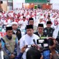 Jemaah calon haji (Calhaj) Kloter 18 Embarkasi Banjarmasin, Kalsel jelang keberangkatan ke Tanah Suci Makkah, Arab Saudi pada Kamis (6/6/2024) di Asrama Haji di Kota Banjarbaru. [ANTARA/HO-Kemenag Kalsel]