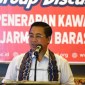 Wali Kota Banjarmasin H Ibnu Sina saat membuka gelar Focus Group Discussion (FGD) koordinasi penerapan kawasan tanpa rokok yang diselenggarakan dinas kesehatan kota di salah satu hotel di Banjarmasin, Rabu (12/6/2024). [ANTARA/Sukarli]