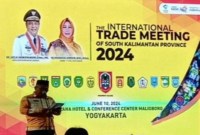 Kepala Dinas Perdagangan Provinsi Kalsel Sulkan saat Misi Perdagangan Internasional di Yogyakarta, beberapa waktu lalu. [ANTARA/HO-MC Kalsel]
