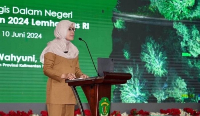 Sekdaprov Kaltim Sri Wahyuni. [Adpim Pemprov Kaltim]