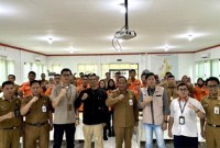 Pusdiklat Badan Nasional Penanggulangan Bencana (BNPB) di sela pelaksanaan uji kompetensi tenaga penanggulangan bencana BPBD Kalsel di Kota Banjarbaru, Kalimantan Selatan, Senin (24/6/2024). [ANTARA/Tumpal Andani A]