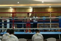 Foto Dokumentasi -- Atlet Kick Boxing asal Kalimantan Selatan Hazqil Nasuha meraih kemenangan usai berlaga pada Pra PON XXI di Bogor Jabar, beberapa waktu lalu. [ANTARA/HO-Pengprov KBI Kalsel]