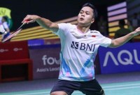 Anthony Ginting langsung tersingkir dari Indonesia Open Super 1000, Selasa (4/6/2024). [X/ @INABadminton] 