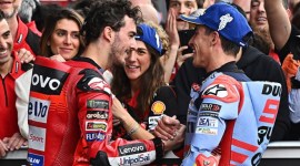 
Francesco Bagnaia dan Marc Marquez. [paddock-gp.com]