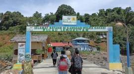 Pulau Lemukutan yang menjadi salah satu tempat wisata terbaik di Kalbar menjadi sasaran pemerataan akses pendidikan dari Disdikbud Kalbar. [ANTARA/HO-Disporapar Kalbar]