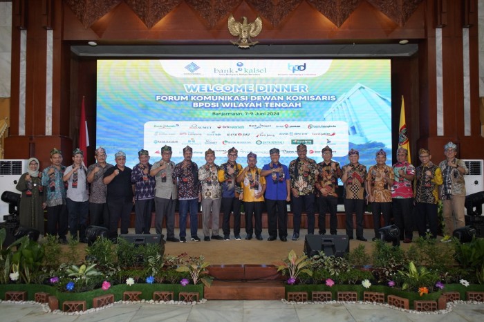 WELCOME DINNER, Bank Kalsel Perkenalkan Budaya pada Anggota FKDK BPDSI Wilayah Tengah