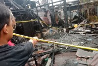 Kebakaran di Jalan Sulawesi Gang Maluku Pasar Lama Banjarmasin Tengah, Selasa (4/6/2024) subuh. (SuarIndonesia/DO)