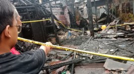 Kebakaran di Jalan Sulawesi Gang Maluku Pasar Lama Banjarmasin Tengah, Selasa (4/6/2024) subuh. (SuarIndonesia/DO)