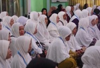 Teks foto : Pemantapan Karu dan Karom calon jemaah haji kloter 17, di Asrama Haji Banjarmasin. Senin (3/6/2024).-(SuarIndonesia/ Mc.Balangan