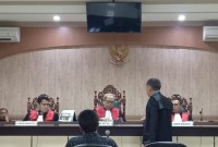 terdakwa Arbainsyah, dalam persidnagan, Rabu (5/6/2024) (SuarIndonesia/HD)