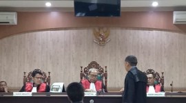 terdakwa Arbainsyah, dalam persidnagan, Rabu (5/6/2024) (SuarIndonesia/HD)