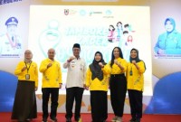 Gubernur Kalsel H Sahbirin Noor atau Paman Birin membuka Jambore Kader Posyandu Tingkat Provinsi Kalsel tahun 2024, di Hotel Rattan In Banjarmasin, Rabu (5/6/2024) (SuarIndonesia/Adv)