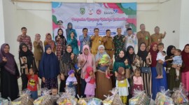 penguatan kampung Keluarga Berkualitas (KB) serta pemberdayaan masyarakat desa di kampung KB Kecamatan Paringin, Selasa (4/6/2024). (SuarIndonesia/Adv)