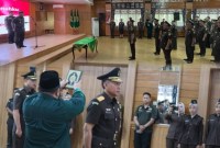 Pengambilan sumpah, pelantikan dan serah terima jabatan lingkup Kejati Kalsel, Kamis (6/6/2024) (SuarIndonesia/Ist)