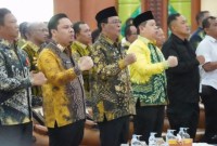 Rapat Koordinasi (Rakor) Persiapan Menghadapi Pilkada Serentak Tahun 2024, digelar di Gedung DR. KH. Idham Chalid Banjarbaru, Kamis (6/6/2024). (SuarIndonesia/Ist)