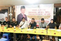 saat Sosper Perda No. 6 Tahun 2017 Tentang Perubahan Atas Peraturan Daerah No. 12 Tahun 2011 Tentang Penyelenggaraan Penanggulangan Bencana Di Provinsi Kalsel, di Batola, pada Kamis malam. (6//6/2024) (SuarIndonesia/Ist)
