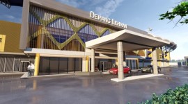 Stadion Demang Lehman (SDL) sedang tahap renovasi. Nantinya stadion tersebut akan dilengkapi dengan fasilitas Video Assistant Referee (VAR). (SuarIndonesia/Ist)