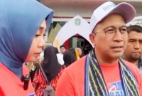 CEO Education Malaysia Global Services (EMGS), Novie Tajuddin di dampingi Kadisdikbud Kalbar Rita Hastarita. [ANTARA/HO-Lia Apriyani]
