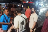 Lokasi temuan korban di Jalan Barito Hilir Gang Trijaya RT. 36 RW. 02 tepatnya penginapan Mbak Sulis Banjarmasin Barat, Senin (17/6/2024) malam. (DO)