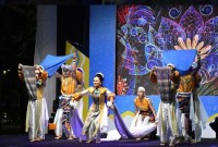 Resmi dibuka Expo Banjarmasin Sasirangan Festival (BSF) ke-8,  berlangsung di Kawasan Siring Menara Pandang. Senin (24/6/2024) malam (SuarIndonesia/Ist)