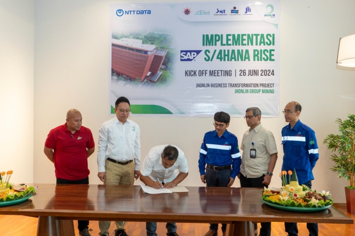 Jhonlin Group perusahaan terbesar industri tambang di Kalimantan Selatan mengambil langkah besar dengan meluncurkan implementasi SAP S/4HANA RISE, Rabu (26/6/2024).