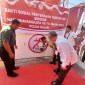 Polresta Banjarmasin dengan pembangunan fasilitas penambungan air bersih di Jalan Gubernur Soebarjo Klurahan Basirih Banjarmasin Barat, Rabu (26/6/2024) SuarIndonesia/YI)