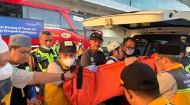 Nur Ainah Saleh Indah berusia 56 tahun asal Kabupaten Banjar, wafat saat perjalanan pulang menuju Bandara Syamsudin Noor, Kota Banjarbaru, Kamis (27/6/2024) (SuarIndonesia/Ist)