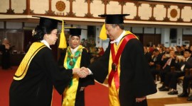JAM-Pembinaan, Bambang Sugeng Rukmono dikukuhkan sebagai  Guru Besar Ilmu Hukum dan Pemulihan Aset di UNS (Universitas Sebelas Maret), Jumat (28/6/2024 (SuarIndonesia/Its(
