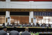 Kanwil Menkumham Kalbar menggelar rapat koordinasi untuk mewujudkan Wilayah Birokrasi Bersih Melayani (WBBM) pada tahun 2024, di Pontianak, Rabu (26/6/2024). [ANTARA/HO-Humas Kanwil Menkumham Kalbar]