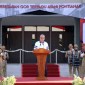 Pj Gubernur Kalbar, Harisson memberikan sambutan saat meresmikan GOR Terpadu Ayani di Kawasan Gelora Khatulistiwa, Minggu (16/6/2024) lalu. [ANTARA/HO-BIRO ADPIM KALBAR]