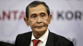 Ketua Dewan Pengawas KPK Tumpak Hatorangan Panggabean mengatakan penyitaan handphone dan buku catatan Sekretaris Jenderal PDIP Hasto Kristiyanto dari stafnya, Kusnadi sudah sesuai prosedur. [CNNIndonesia/Adhi W]