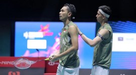 Fajar Alfian/Muhammad Rian Ardianto Runner-Up Singapore Open 2024. [PBSI]