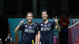 Febriana Dwipuji Kusuma/Amallia Cahaya Pratiwi juara Australia Open 2024.[PBSI]