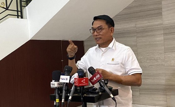 Kepala Kantor Staf Presiden (KSP) Moeldoko. [CNNIndonesia/Dhio FS]